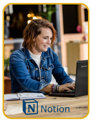 Notion voor structuur, overzicht & zichtbaarheid met behulp van Office & Design Lidia